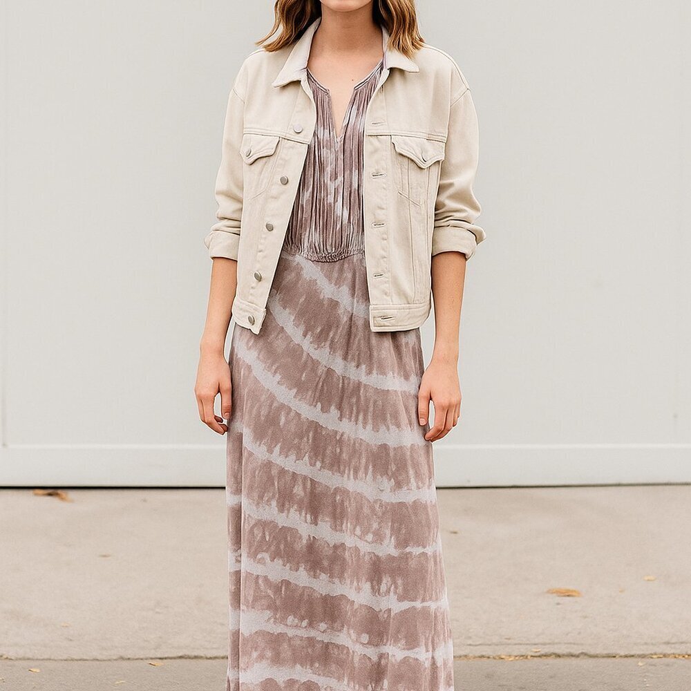 YFB Young Fabulous & Broke Tie Dye Maxi Dress XS